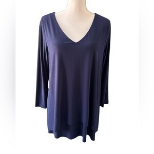 Last Tango navy blue tunic size XL